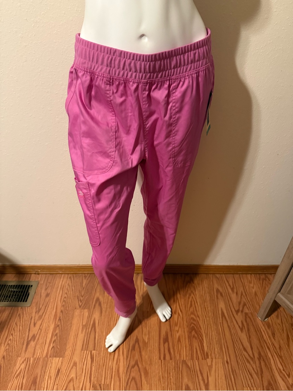 Women's Elastic Waist Utility Scrub Pants